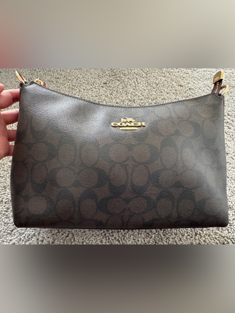 COACH Clara Shoulder Bag In Signature Canvas